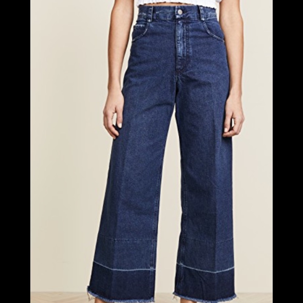 Rachel Comey Dark Blue Flare Jeans